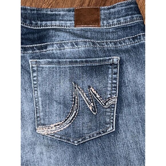 Plus Size Maurices Medium Wash High Rise Jeans Size 22 Short 40x28 #42 - Picture 5 of 7